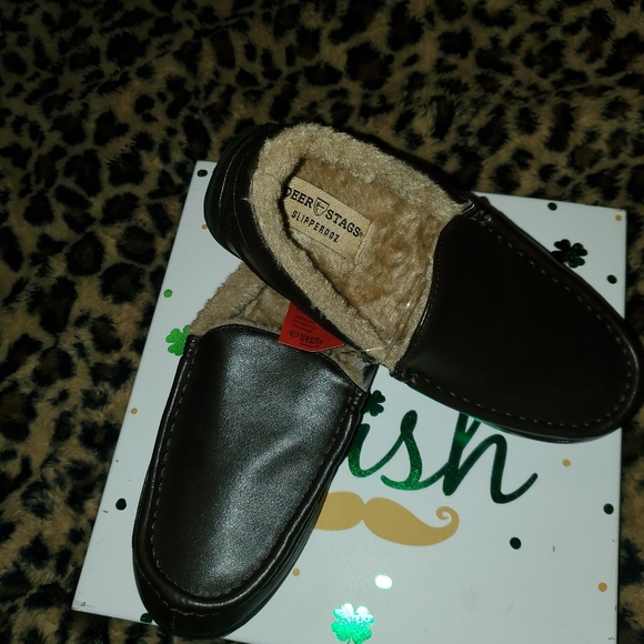 Deer Stags Slipperooz Spun Slipper Mens 
